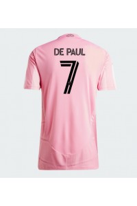 Inter Miami Rodrigo De Paul #7 Fotballdrakt Hjemme Klær Dame 2026-27 Korte ermer